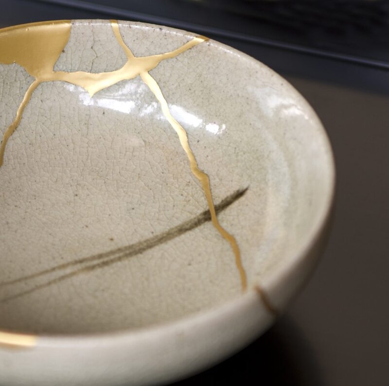 Kintsugi - Flicken mit Gold